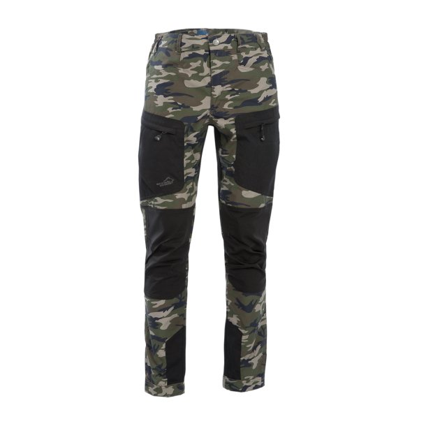 Active Stretch Pants, Camouflage - Herre
